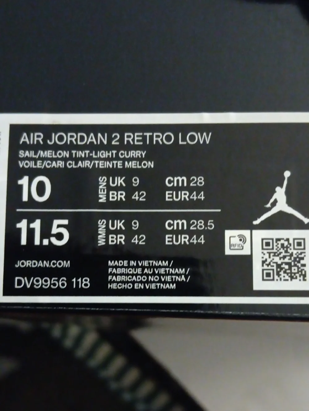 Jordan Air Jordan 2 Retro Low - Sail & Melon Tint